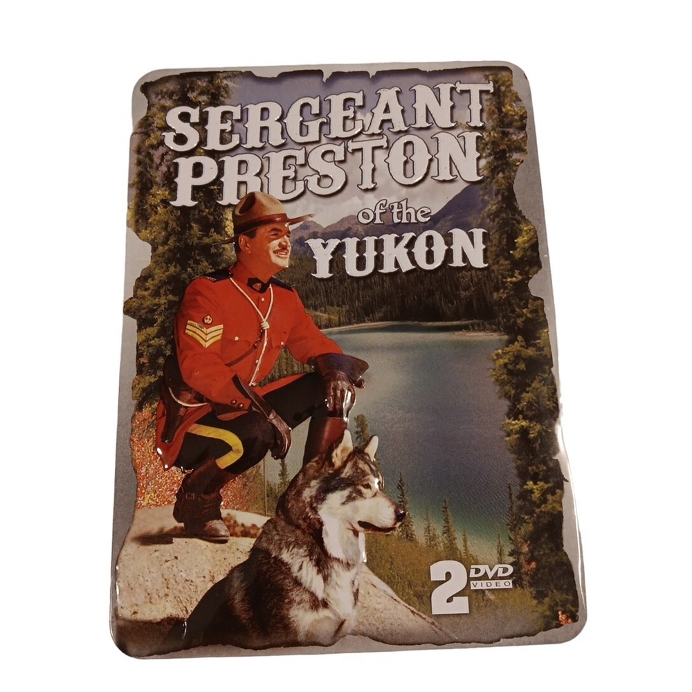Sergeant Preston of the Yukon 2-DVD Set Classic TV Series in Collector's Tin EUC